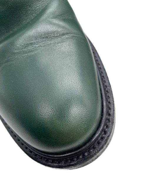 CELINE（セリーヌ）CELINE (セリーヌ) コンバットブーツ グリーン サイズ:41の古着・服飾アイテム