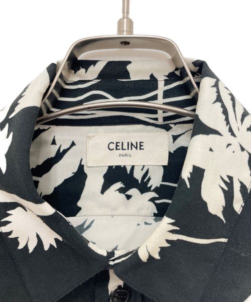 CELINE（セリーヌ）CELINE (セリーヌ) 21SS パームツリーシャツ ブラック サイズ:38の古着・服飾アイテム