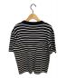 Dior (ディオール) 21SS ロゴボーダー半袖ニット ホワイト×ブラック サイズ:XXS：45800円