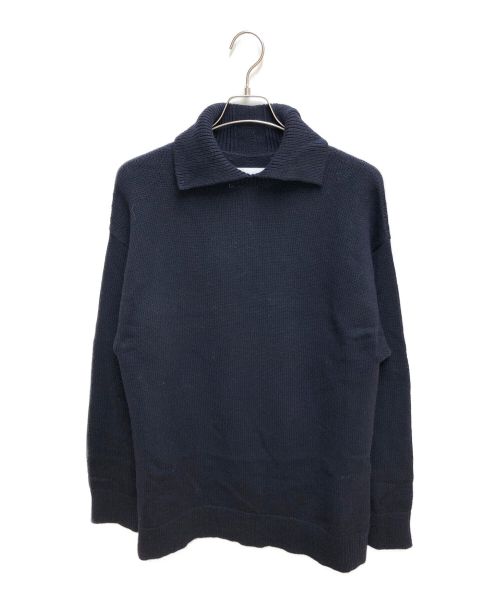 JIL SANDER（ジルサンダー）JIL SANDER (ジルサンダー) オーバーサイズニット ネイビー サイズ:46の古着・服飾アイテム