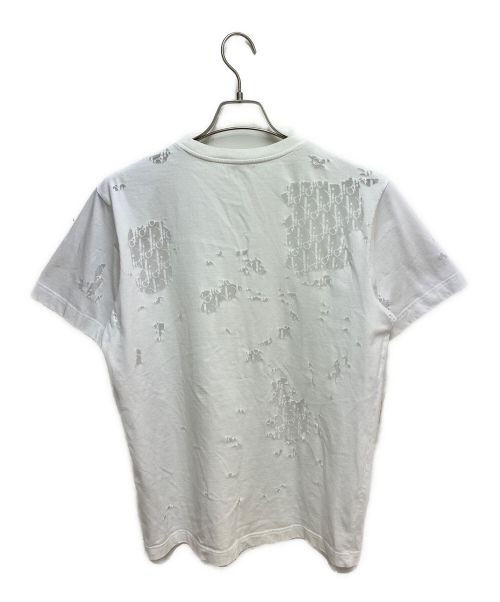 Dior（ディオール）Dior (ディオール) オブリークジャガードTシャツ ホワイト サイズ:Mの古着・服飾アイテム