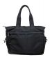 PRADA (プラダ) Re Nylon ×サフィアーノ切替ハンドバッグ ブラック サイズ:-：118000円