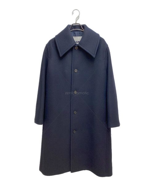 JIL SANDER（ジルサンダー）JIL SANDER (ジルサンダー) 21AW ウールコート ネイビー サイズ:44の古着・服飾アイテム