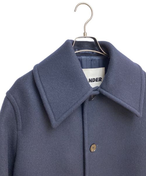 JIL SANDER（ジルサンダー）JIL SANDER (ジルサンダー) 21AW ウールコート ネイビー サイズ:44の古着・服飾アイテム