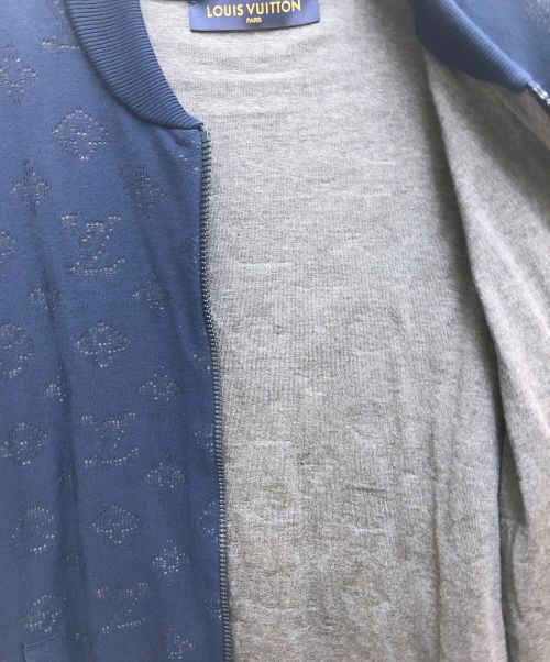LOUIS VUITTON（ルイ ヴィトン）LOUIS VUITTON (ルイ ヴィトン) ドロップニードルモノグラムボンバー ネイビー サイズ:Mの古着・服飾アイテム