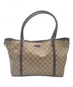 GUCCIグッチ）の古着「トートバッグ」｜ベージュ