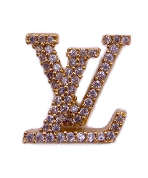 LOUIS VUITTON（ルイ ヴィトン）LOUIS VUITTON (ルイ ヴィトン) ブックル ドレイユLV アイコニック ストラス ゴールドの古着・服飾アイテム