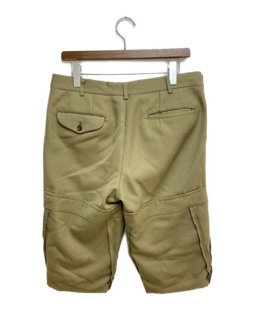 COMME des GARCONS HOMME PLUS（コムデギャルソンオムプリュス）COMME des GARCONS HOMME PLUS (コムデギャルソンオムプリュス)) インサイドアウトハーフパンツ カーキ サイズ:Lの古着・服飾アイテム