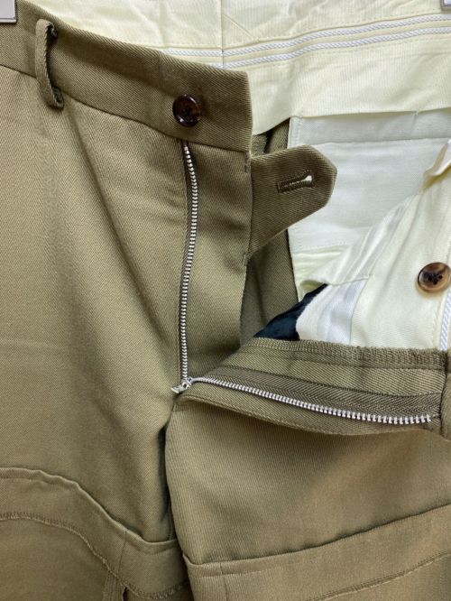 COMME des GARCONS HOMME PLUS（コムデギャルソンオムプリュス）COMME des GARCONS HOMME PLUS (コムデギャルソンオムプリュス)) インサイドアウトハーフパンツ カーキ サイズ:Lの古着・服飾アイテム