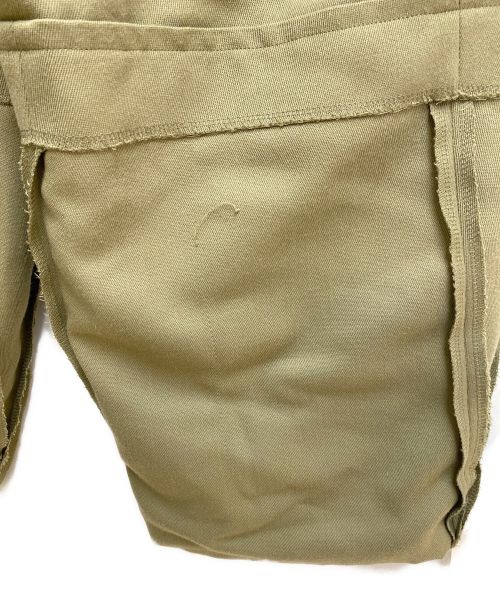 COMME des GARCONS HOMME PLUS（コムデギャルソンオムプリュス）COMME des GARCONS HOMME PLUS (コムデギャルソンオムプリュス)) インサイドアウトハーフパンツ カーキ サイズ:Lの古着・服飾アイテム