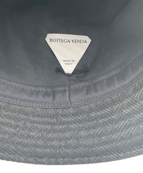 BOTTEGA VENETA（ボッテガベネタ）BOTTEGA VENETA (ボッテガベネタ) バケットハット ブラック サイズ:Lの古着・服飾アイテム