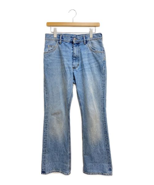 Maison Margiela（メゾンマルジェラ）Maison Margiela (メゾンマルジェラ) 22SS フレアデニムパンツ ブルー サイズ:28の古着・服飾アイテム