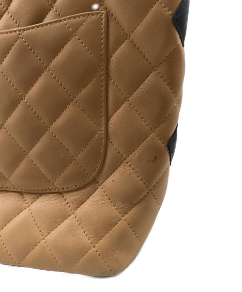 CHANEL（シャネル）CHANEL (シャネル) カンボンライン トートバッグ ベージュ サイズ:-の古着・服飾アイテム
