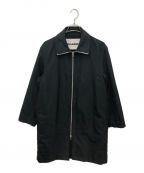 JIL SANDERジルサンダー）の古着「22SS Sport Zip-Up Overcoat(スポーツジップアップオーバーコート)」｜ブラック