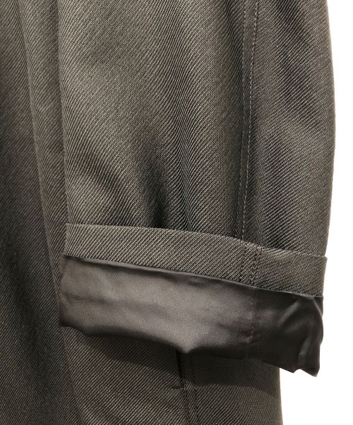 JIL SANDER（ジルサンダー）JIL SANDER (ジルサンダー) 22SS Sport Zip-Up Overcoat(スポーツジップアップオーバーコート) ブラック サイズ:46の古着・服飾アイテム