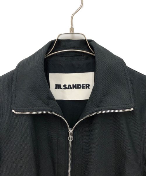 JIL SANDER（ジルサンダー）JIL SANDER (ジルサンダー) 22SS Sport Zip-Up Overcoat(スポーツジップアップオーバーコート) ブラック サイズ:46の古着・服飾アイテム