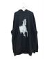 CELINE（セリーヌ）の古着「ホースオーバーサイズフーディー」｜ブラック