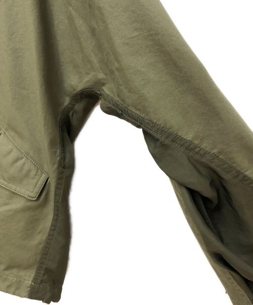 JIL SANDER（ジルサンダー）JIL SANDER (ジルサンダー) 22SS ノーカラーブルゾン オリーブ サイズ:46の古着・服飾アイテム