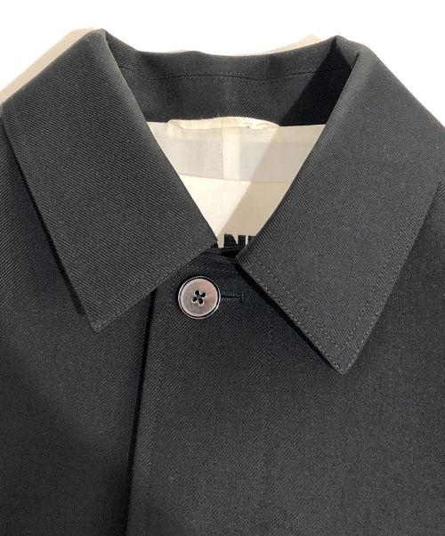 JIL SANDER（ジルサンダー）JIL SANDER (ジルサンダー) ギャバジンコート ブラック サイズ:44の古着・服飾アイテム