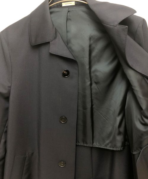 JIL SANDER（ジルサンダー）JIL SANDER (ジルサンダー) ステンカラーコート ネイビー サイズ:44の古着・服飾アイテム
