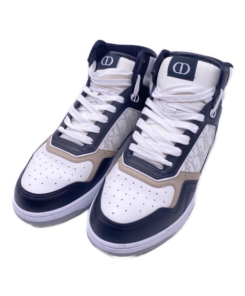 Dior（ディオール）Dior (ディオール) B27 ハイカットスニーカー ホワイト サイズ:42の古着・服飾アイテム