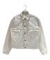 Maison Margiela（メゾンマルジェラ）の古着「オーバーサイズドデストロイデニムジャケット」｜アイボリー