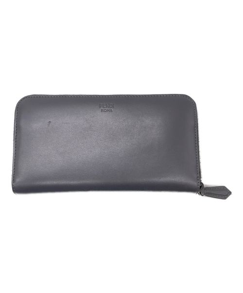 FENDI（フェンディ）FENDI (フェンディ) BAG BUGS モンスターアイ 長財布 グレー サイズ:-の古着・服飾アイテム