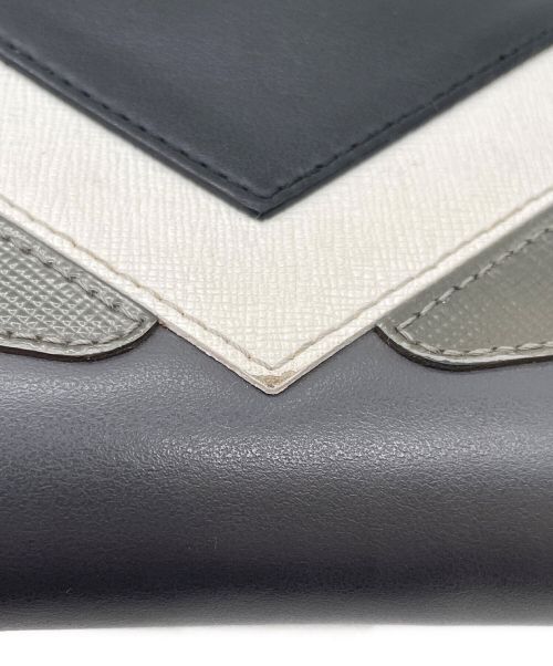 FENDI（フェンディ）FENDI (フェンディ) BAG BUGS モンスターアイ 長財布 グレー サイズ:-の古着・服飾アイテム