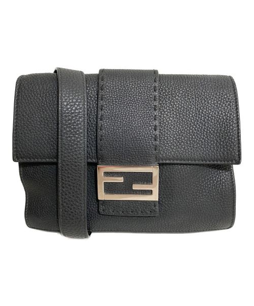 FENDI（フェンディ）FENDI (フェンディ) バゲット ショルダーバッグ ブラック サイズ:-の古着・服飾アイテム
