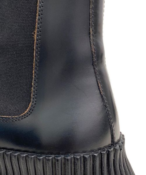 JIL SANDER（ジルサンダー）JIL SANDER (ジルサンダー) サイドゴアブーツ ブラック サイズ:41の古着・服飾アイテム