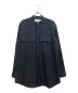 JIL SANDER（ジルサンダー）の古着「ノーカラーシャツ」｜ブラック