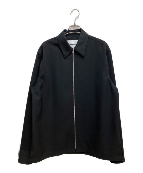 JIL SANDER（ジルサンダー）JIL SANDER (ジルサンダー) ジップジャケット ブラック サイズ:46の古着・服飾アイテム