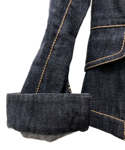 LOUIS VUITTON（ルイ ヴィトン）LOUIS VUITTON (ルイ ヴィトン) ステッチデニムジャケット ネイビー サイズ:36の古着・服飾アイテム