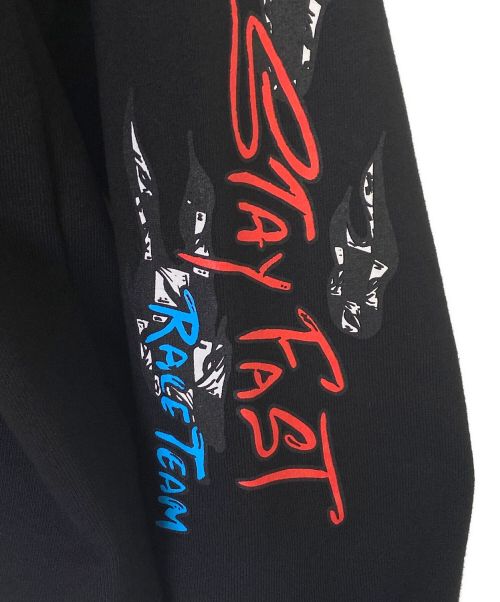 CHROME HEARTS（クロムハーツ）CHROME HEARTS (クロムハーツ) Stay Fast Hoodie ブラック サイズ:XLの古着・服飾アイテム