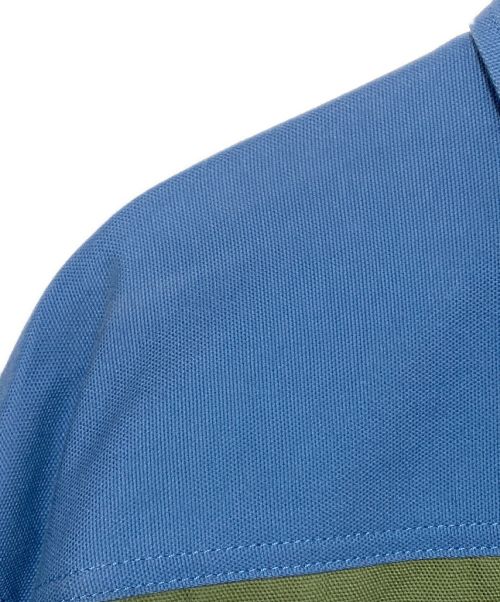 RAF SIMONS（ラフシモンズ）RAF SIMONS (ラフシモンズ) Oversize Bicolor Denim Shirt グリーンブルー サイズ:Sの古着・服飾アイテム