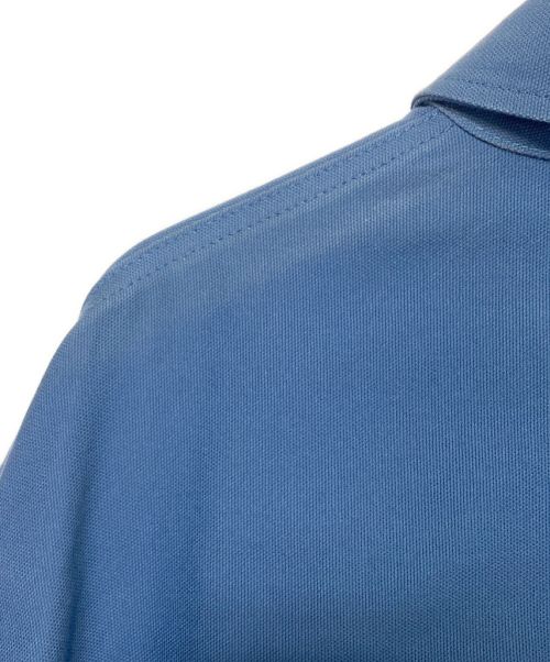 RAF SIMONS（ラフシモンズ）RAF SIMONS (ラフシモンズ) Oversize Bicolor Denim Shirt グリーンブルー サイズ:Sの古着・服飾アイテム