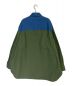 RAF SIMONS (ラフシモンズ) Oversize Bicolor Denim Shirt グリーンブルー サイズ:S：39800円