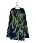 BALENCIAGA (バレンシアガ) Green Flame Oversized Sweater ネイビー サイズ:S：32800円