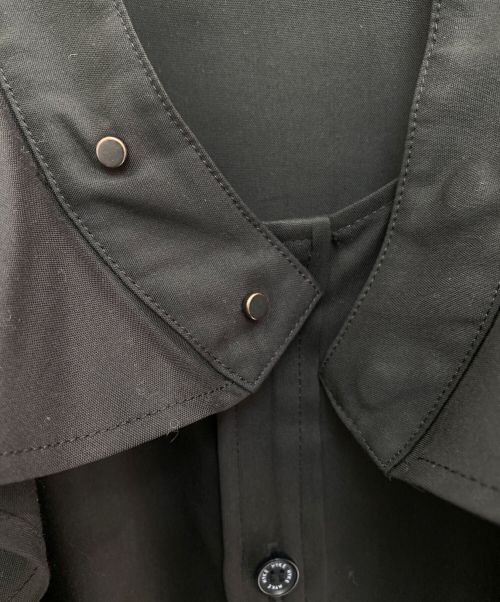 HYKE（ハイク）HYKE (ハイク) レイヤードブラウスワンピース ブラック サイズ:2の古着・服飾アイテム