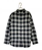 BALENCIAGAバレンシアガ）の古着「チェックシャツ」｜グレー