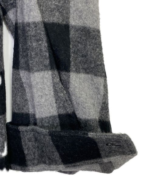 BALENCIAGA（バレンシアガ）BALENCIAGA (バレンシアガ) チェックシャツ グレー サイズ:38の古着・服飾アイテム