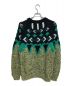 PRADA (プラダ) 20AW ジャガードニット グリーン×ブラック サイズ:54：49800円