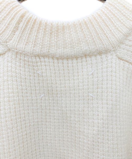 Maison Margiela（メゾンマルジェラ）Maison Margiela (メゾンマルジェラ) オーバーサイズニット アイボリー サイズ:Lの古着・服飾アイテム
