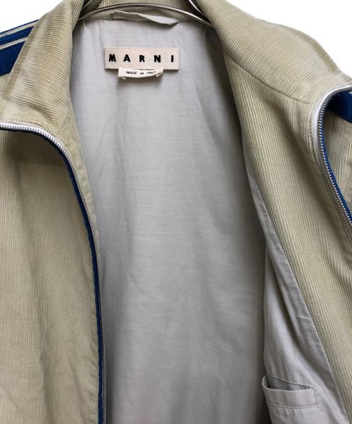 MARNI（マルニ）MARNI (マルニ) コーデュロイジップジャケット ベージュ サイズ:44の古着・服飾アイテム