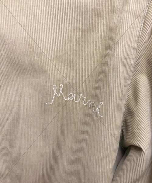 MARNI（マルニ）MARNI (マルニ) コーデュロイジップジャケット ベージュ サイズ:44の古着・服飾アイテム