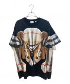 BURBERRYバーバリー）の古着「22SS ベアプリントＴシャツ」｜ブラック
