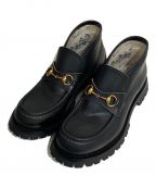 GUCCIグッチ）の古着「ビットブーツ」｜ブラック