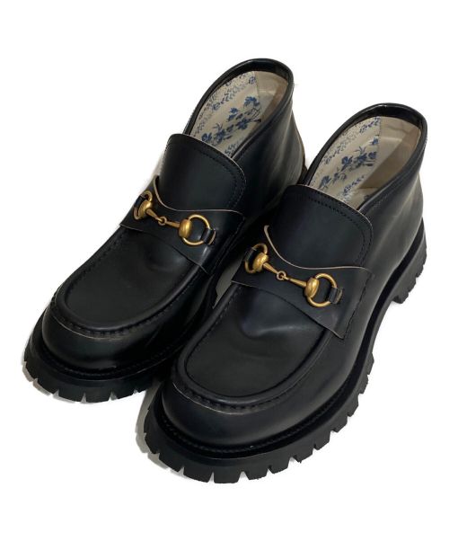 GUCCI（グッチ）GUCCI (グッチ) ビットブーツ ブラック サイズ:42の古着・服飾アイテム