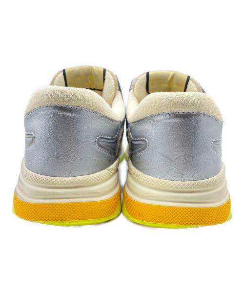 GUCCI（グッチ）GUCCI (グッチ) ローカットスニーカー シルバー サイズ:11の古着・服飾アイテム