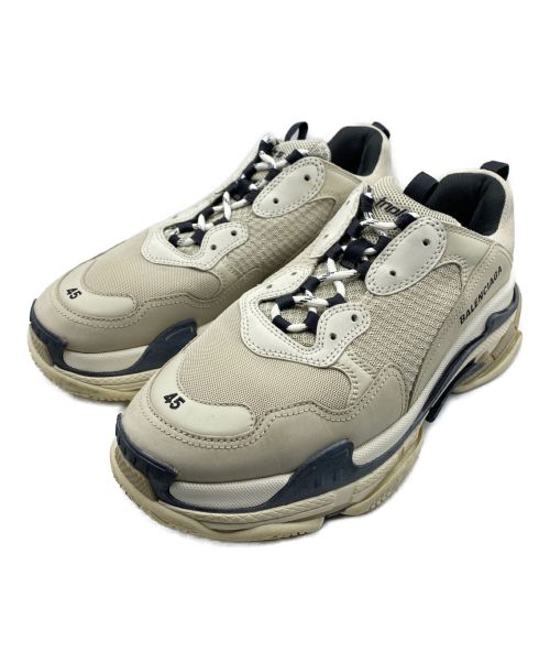 BALENCIAGA（バレンシアガ）BALENCIAGA (バレンシアガ) Triple S  ライトグレー サイズ:12の古着・服飾アイテム